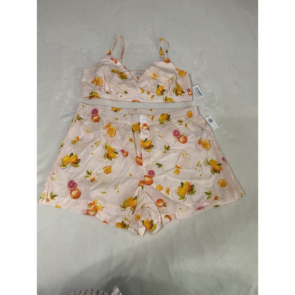 Old Navy Loves You Bikini and Boxer Pajama Set Size XL
